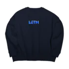 /logo.pngのLGTM ブルー Big Crew Neck Sweatshirt