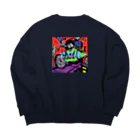 bourutarouのwheel Big Crew Neck Sweatshirt