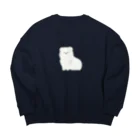 papiko くまさんの【小林愛香さん 着用】ふわふわ　ポメラニアン Big Crew Neck Sweatshirt