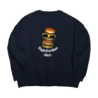 ストリートファッションはEighTwOne-821-(えいとぅーわん はちにーいち)のバーガーマン🍔 Big Crew Neck Sweatshirt