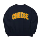 カレッジロゴ何か良いのチーズカレッジ Big Crew Neck Sweatshirt