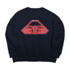 SHRIMPのおみせの蟹 Big Crew Neck Sweatshirt