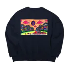 [ DDitBBD. ]のcolorfulな景色． Big Crew Neck Sweatshirt