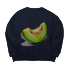 でおきしりぼ子の実験室のMELON-Ready to eat. Big Crew Neck Sweatshirt