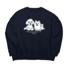 イラスト MONYAAT のToypoo ＆Pome B Big Crew Neck Sweatshirt