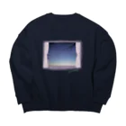 kie Laboratory のgood night Big Crew Neck Sweatshirt