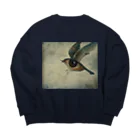 タムラグリア　の目当て Big Crew Neck Sweatshirt