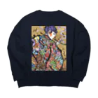 mingo-Edenの地獄大夫 Big Crew Neck Sweatshirt