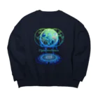 Aimurist のD’gaia revolution 覚醒 Big Crew Neck Sweatshirt