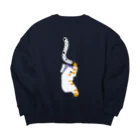 123izmの眠りシロクマ Big Crew Neck Sweatshirt