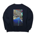 gpjt_753-dmの街並み Big Crew Neck Sweatshirt