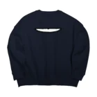 べつやく　れいのべつやく目 Big Crew Neck Sweatshirt