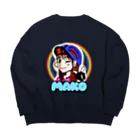 まこっさん。グッズ販売のまこっさん。 Big Crew Neck Sweatshirt