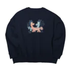 Shigenosukeのシナカル　＃お米と野菜 Big Crew Neck Sweatshirt