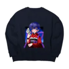 ちゃんやろストア！のあくりょうたいさん Big Crew Neck Sweatshirt