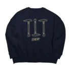 Ruchiのタブラのハトリ Big Crew Neck Sweatshirt