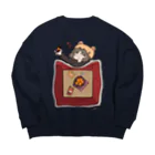 たいぼくのこたつで寝よね Big Crew Neck Sweatshirt