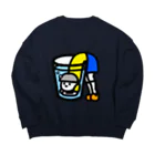 こんぺいの水中遊泳 Big Crew Neck Sweatshirt