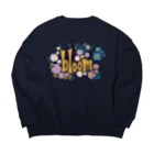 IZANAMI by Akane Yabushitaの🌸 満開の花束（トロピカル） Big Crew Neck Sweatshirt