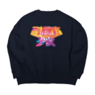 DESTROY MEの副反応少女 Big Crew Neck Sweatshirt