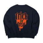 NICE ONEのHAPPY HALLOWEEN Big Crew Neck Sweatshirt