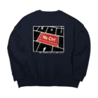 soook のノーコントロールゴルフ/コントロールキー Big Crew Neck Sweatshirt