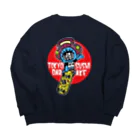 東京スシダラケのアカメシちゃんスケボーver.(カラー) Big Crew Neck Sweatshirt