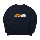 ふわにゃんshopのツチノコ☆キャッツ Big Crew Neck Sweatshirt