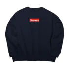 おもしろいTシャツ屋さんのSauners SAUNERS サウナーズ サウナ サウナー SAUNA Big Crew Neck Sweatshirt