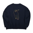 NAGO3のなまけもののけも Big Crew Neck Sweatshirt