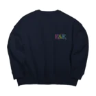 K&K のK&Kのスウェット Big Crew Neck Sweatshirt