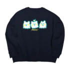 PONPOCのちろべびpeace🇺🇦 Big Crew Neck Sweatshirt