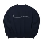 i_zumiのしんどい Big Crew Neck Sweatshirt