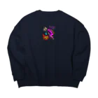 Feather stick-フェザースティック-のフェザースティック【Feather stick】 Big Crew Neck Sweatshirt