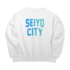 JIMOTOE Wear Local Japanの西予市 SEIYO CITY Big Crew Neck Sweatshirt