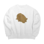 かまぼこのじゃが虫くん Big Crew Neck Sweatshirt