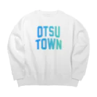 JIMOTOE Wear Local Japanの大津町 OTSU TOWN Big Crew Neck Sweatshirt