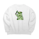 ＋Whimsyの屋台きゅうりカッパ Big Crew Neck Sweatshirt