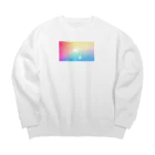 favorite  of  mineのうたかた Big Crew Neck Sweatshirt