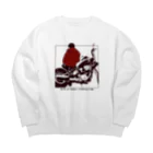 H@INの掻っ攫いに来て Big Crew Neck Sweatshirt