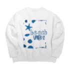 aoi.aoのBeach Vibes #2 Big Crew Neck Sweatshirt