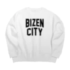 JIMOTOE Wear Local Japanの備前市 BIZEN CITY ビッグシルエットスウェット