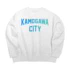 JIMOTOE Wear Local Japanの鴨川市 KAMOGAWA CITY Big Crew Neck Sweatshirt