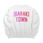 JIMOTOE Wear Local Japanの茨城町 IBARAKI TOWN ビッグシルエットスウェット