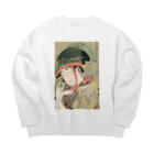 寿めでたや(ukiyoe)のUTAMARO Big Crew Neck Sweatshirt