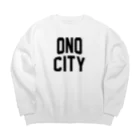 JIMOTOE Wear Local Japanの大野市 ONO CITY Big Crew Neck Sweatshirt