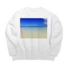 mizuphoto galleryのwestern sandy beach Big Crew Neck Sweatshirt