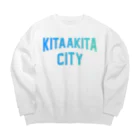 JIMOTOE Wear Local Japanの北秋田市 KITAAKITA CITY Big Crew Neck Sweatshirt