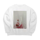 花瓶の疑問の飛び降り自殺 Big Crew Neck Sweatshirt