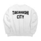 JIMOTOE Wear Local Japanの高梁市 TAKAHASHI CITY Big Crew Neck Sweatshirt